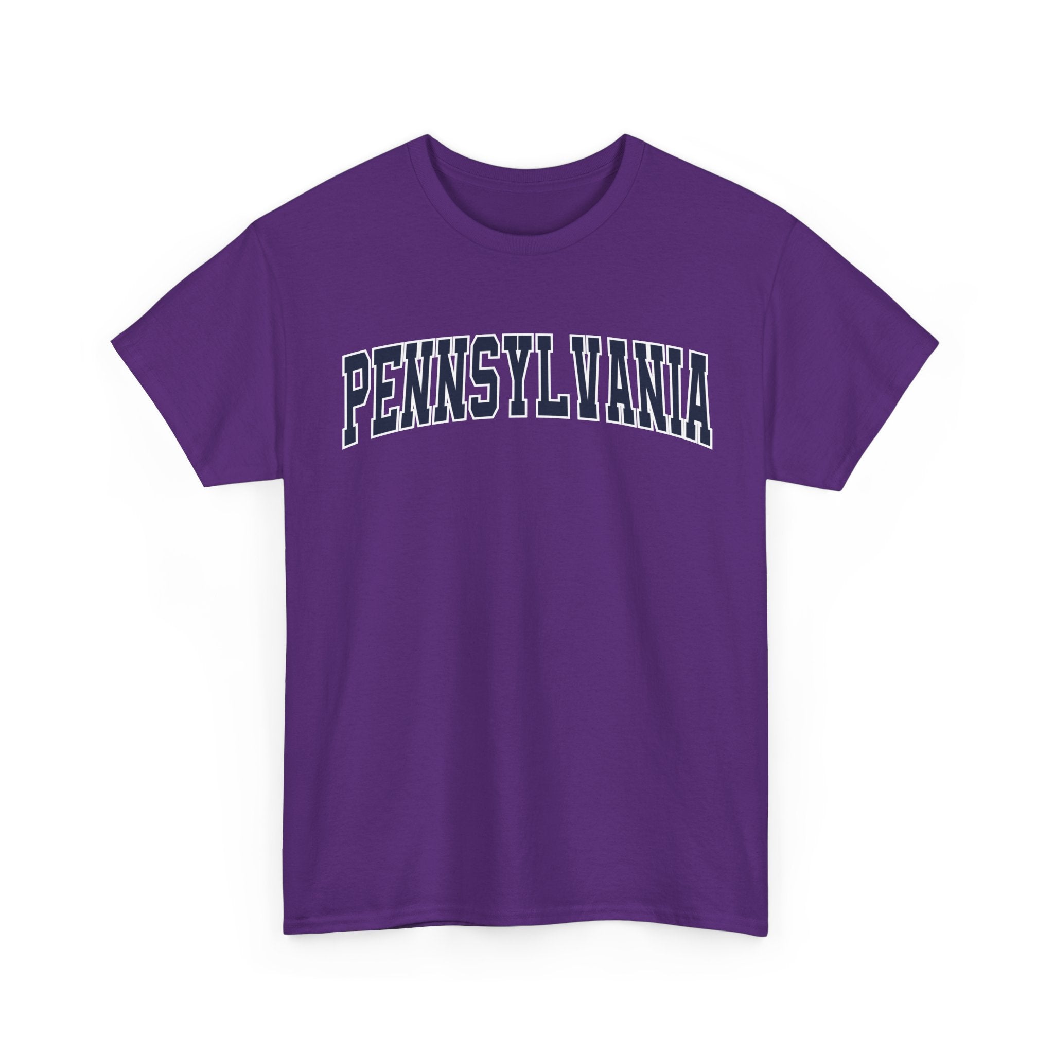 Pennsylvania Vintage Varsity Unisex T-shirt - Purple / S - T-Shirt