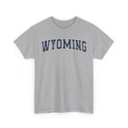 Wyoming Vintage Varsity T-shirt - Sport Grey / S - T-Shirt