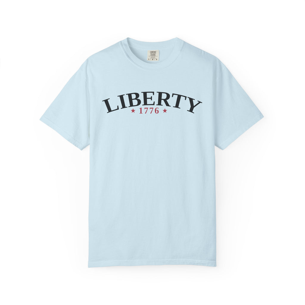 Liberty Typography T-Shirt - Chambray / S