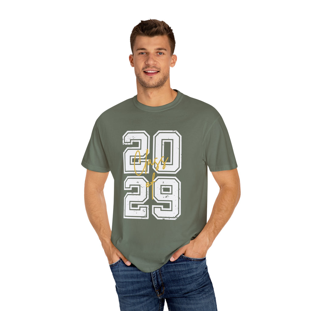 Class of 2029 Vintage Unisex T-Shirt Trendy Graphic Tee for Celebrations Comfortable Everyday Wear Unique Gift Idea