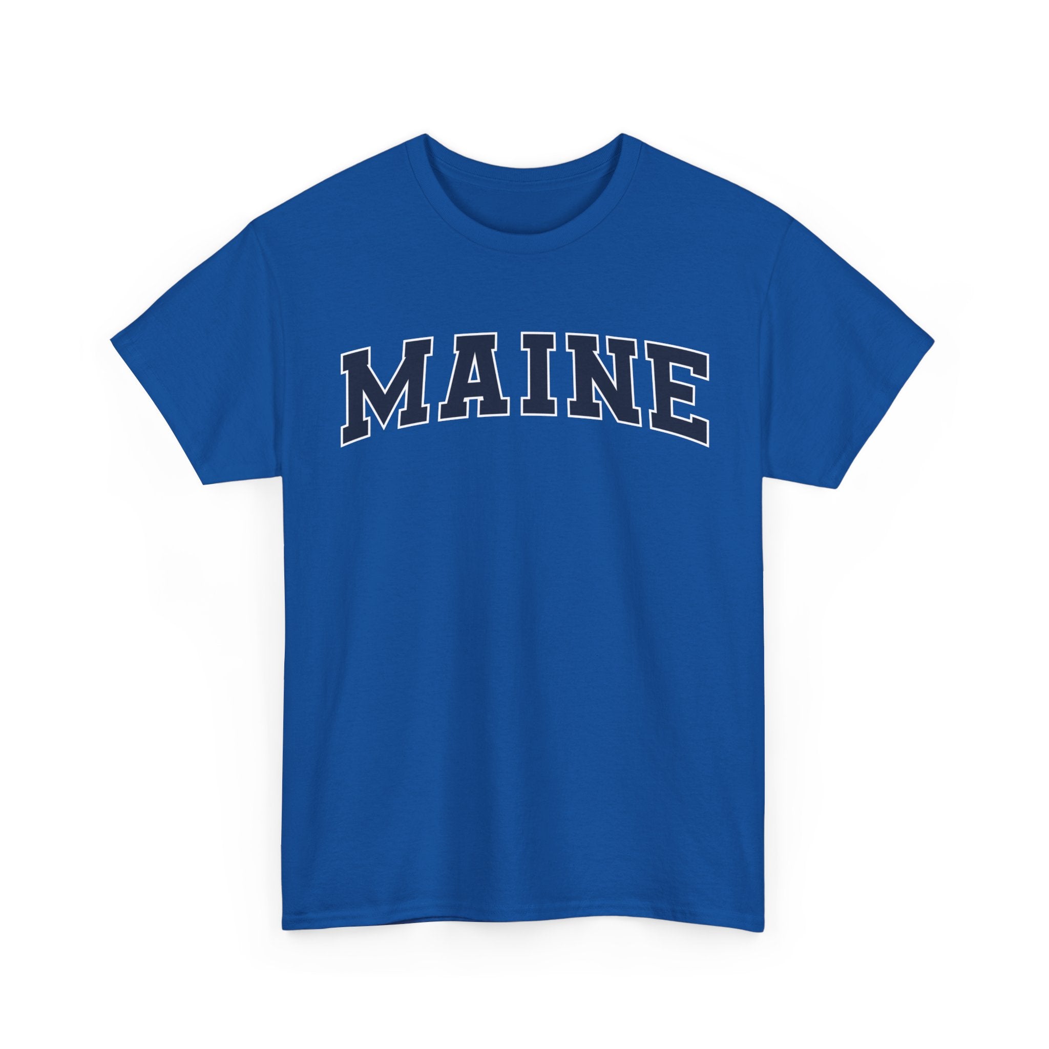 Maine Vintage Varsity Unisex T-shirt - Royal / S - T-Shirt