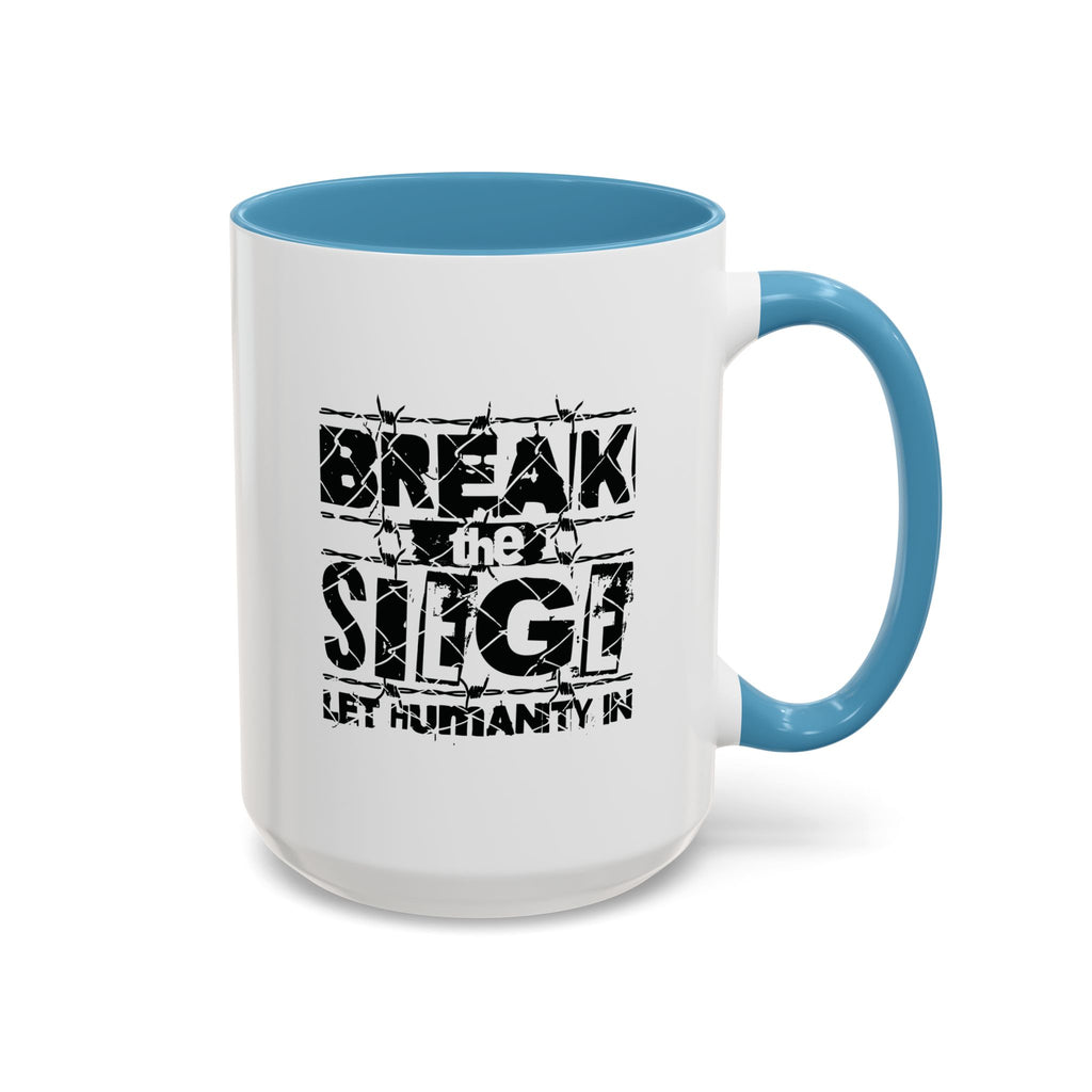 Break the Siege Accent Coffee Mug