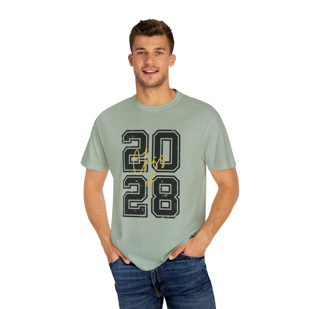 Graduation Unisex T-Shirt 2028 Customizable College Tee High School Graduation Gift Trendy Casual Wear - T-Shirt