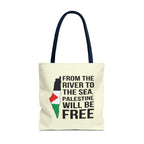 Palestine Pride Tote Bag - 18’’ × / Navy - Bags