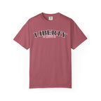 Liberty Typography T-Shirt - Crimson / S