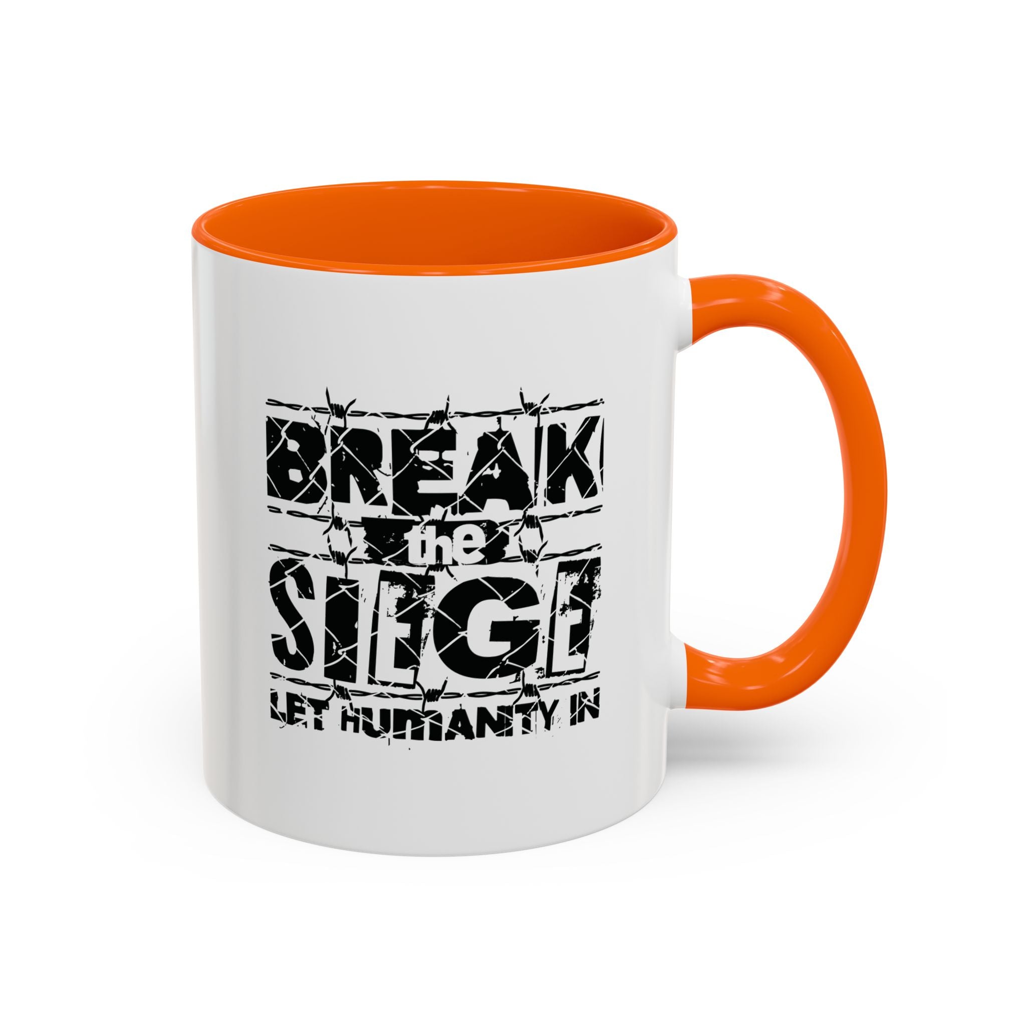 Break the Siege Accent Coffee Mug