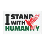 I Stand with Humanity Car Magnets - 7.5’’ × 4.5’’ / Rectangle / 1 pc - Home Decor