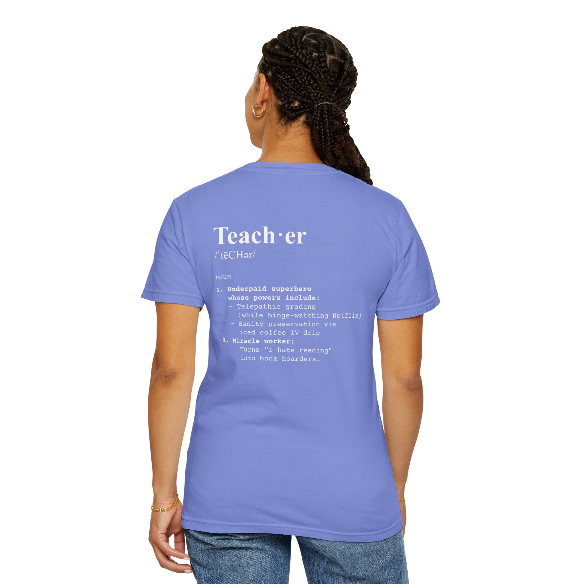 Teacher Definition T-Shirt (V1 - Back Print) - T-Shirt