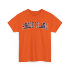 Rhode Island Vintage Varsity Unisex T-shirt - Orange / S - T-Shirt