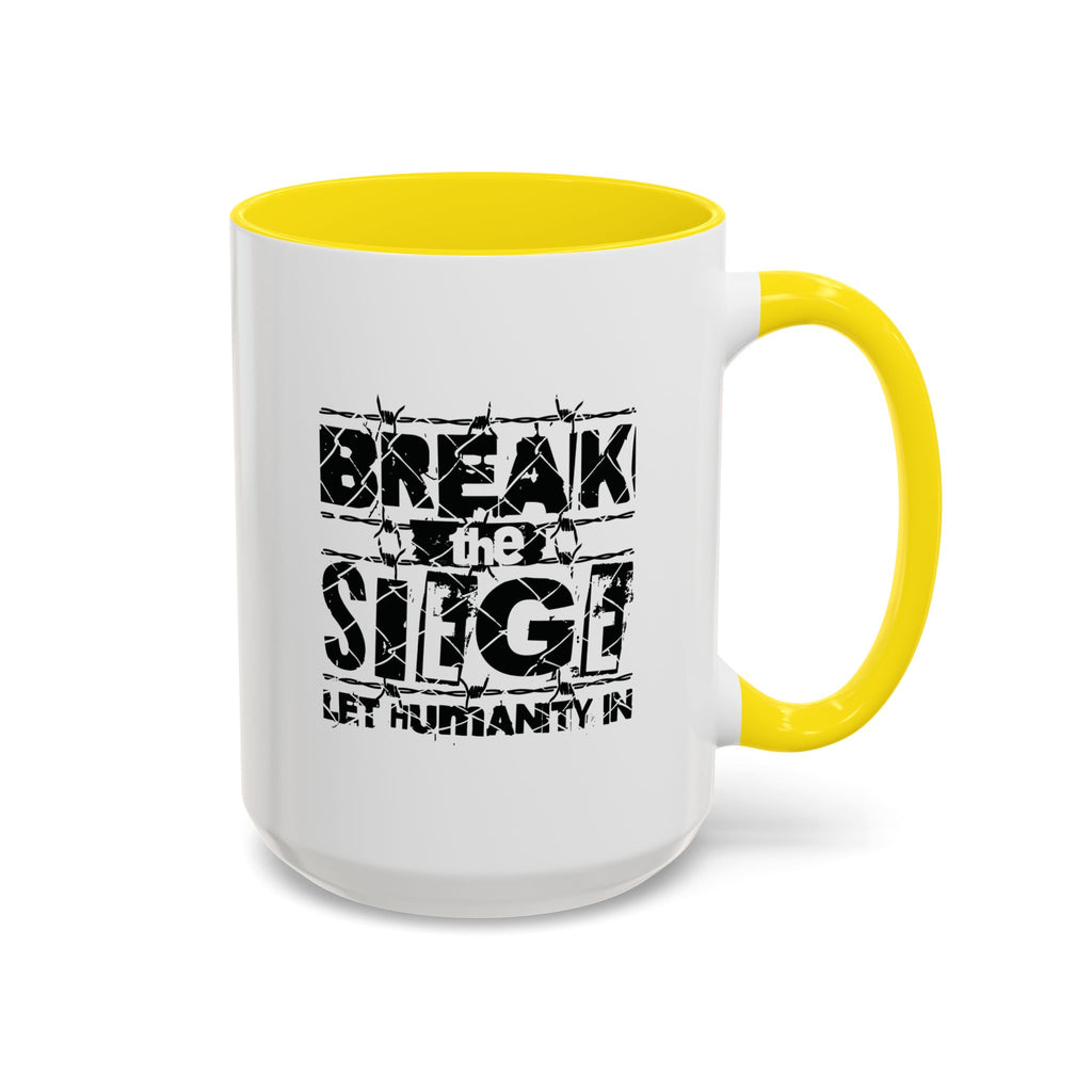 Break the Siege Accent Coffee Mug