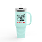 Stop the Genocide Insulated Travel Mug