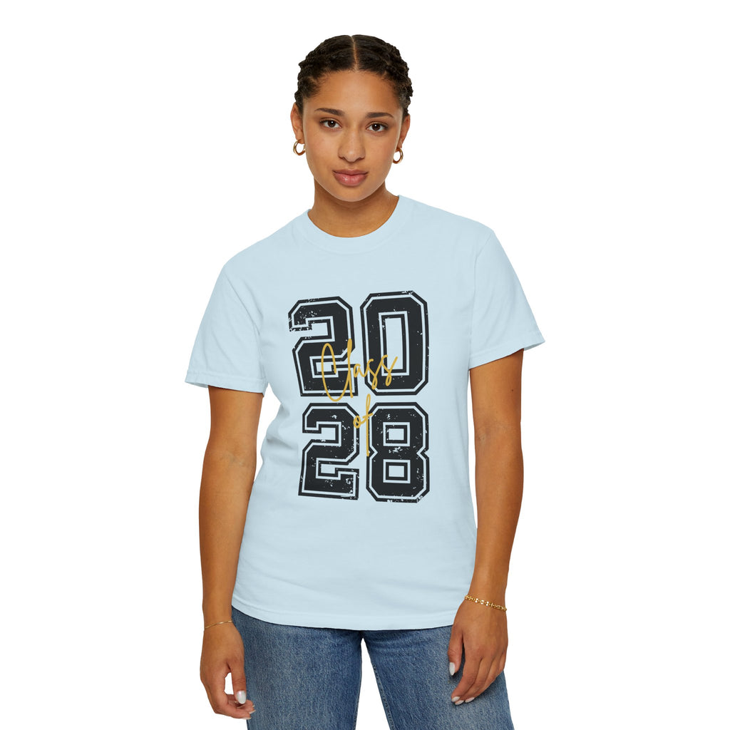 Graduation Unisex T-Shirt 2028 Customizable College Tee High School Graduation Gift Trendy Casual Wear - T-Shirt