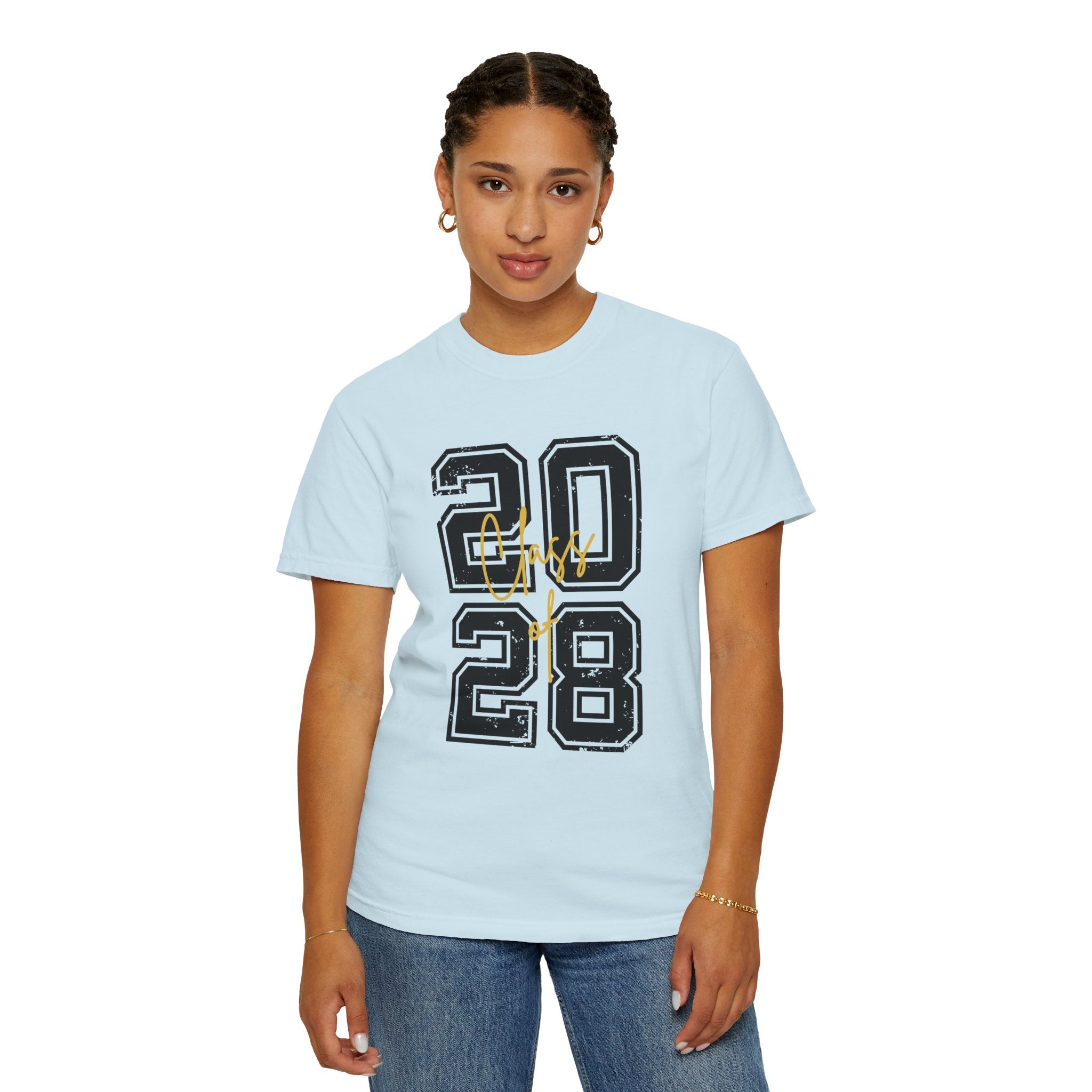Graduation Unisex T-Shirt 2028 Customizable College Tee High School Graduation Gift Trendy Casual Wear - T-Shirt