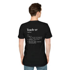 Teacher Definition T-Shirt (V5 - Back Print) - T-Shirt