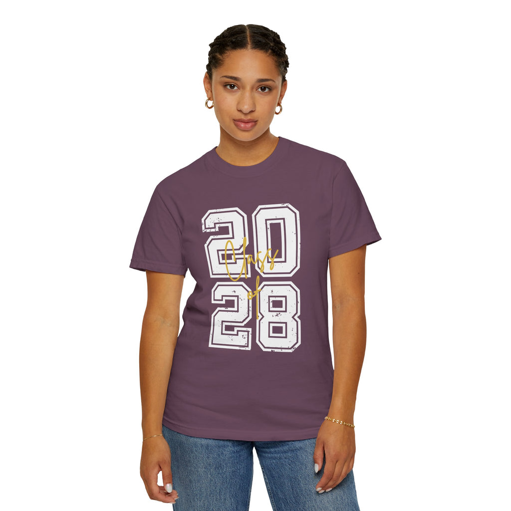 Graduation Unisex T-Shirt 2028 Customizable College Tee High School Graduation Gift Trendy Casual Wear - T-Shirt