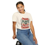 ’Peace Plants & Petty Thoughts’ T-Shirt | Funny Plant Graphic Quote Tee