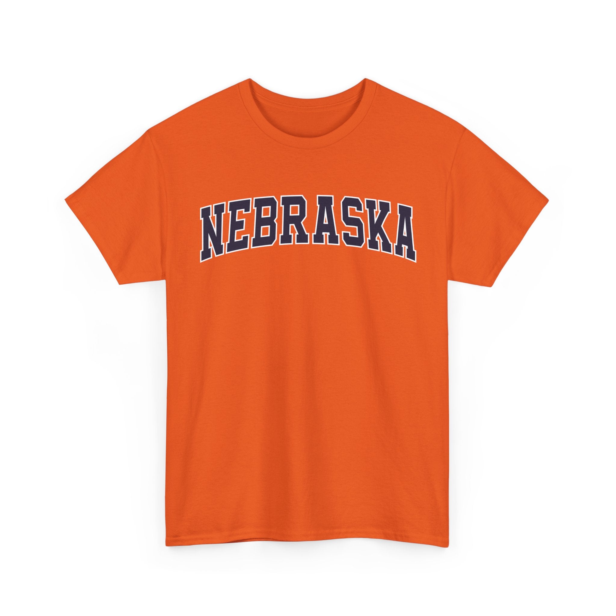 Nebraska Vintage Varsity Unisex T-shirt - Orange / S - T-Shirt
