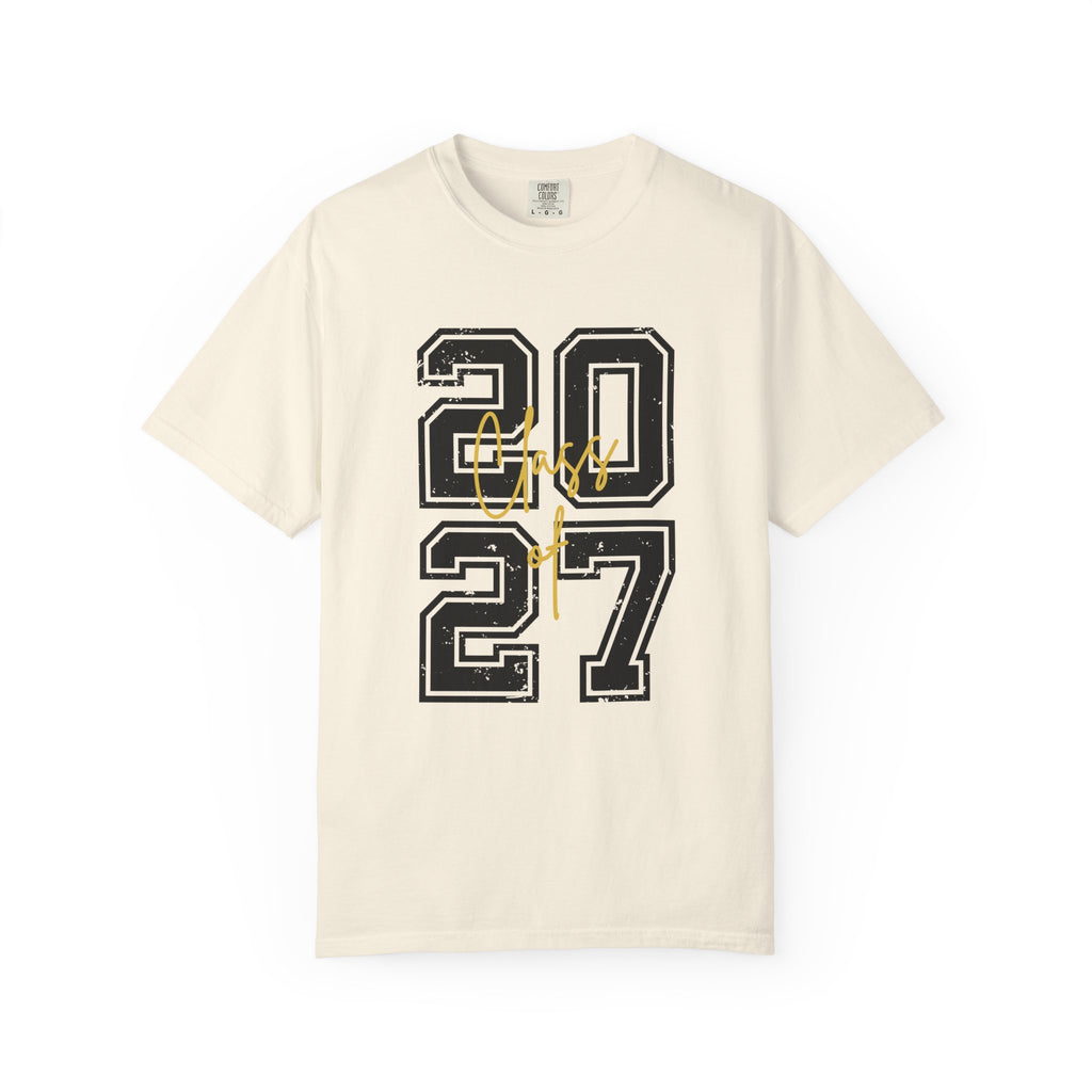 Class of 2027 T-Shirt — Graduation Senior Year Tee - Ivory / S - T-Shirt