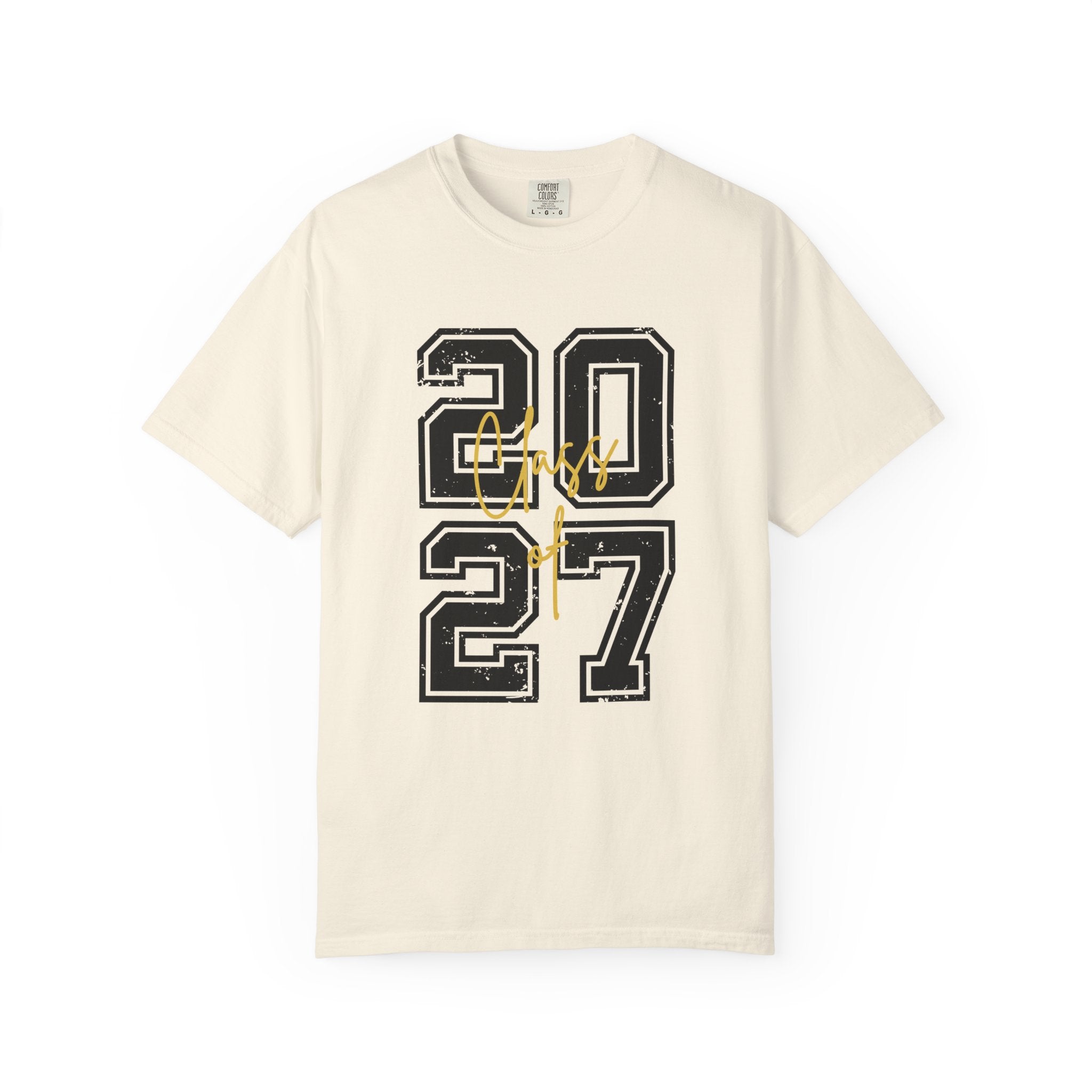 Class of 2027 T-Shirt — Graduation Senior Year Tee - Ivory / S - T-Shirt