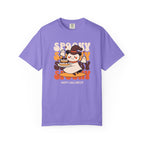 Spooky Halloween T-Shirt: Ghost Graphic Tee Design - Violet / S - T-Shirt