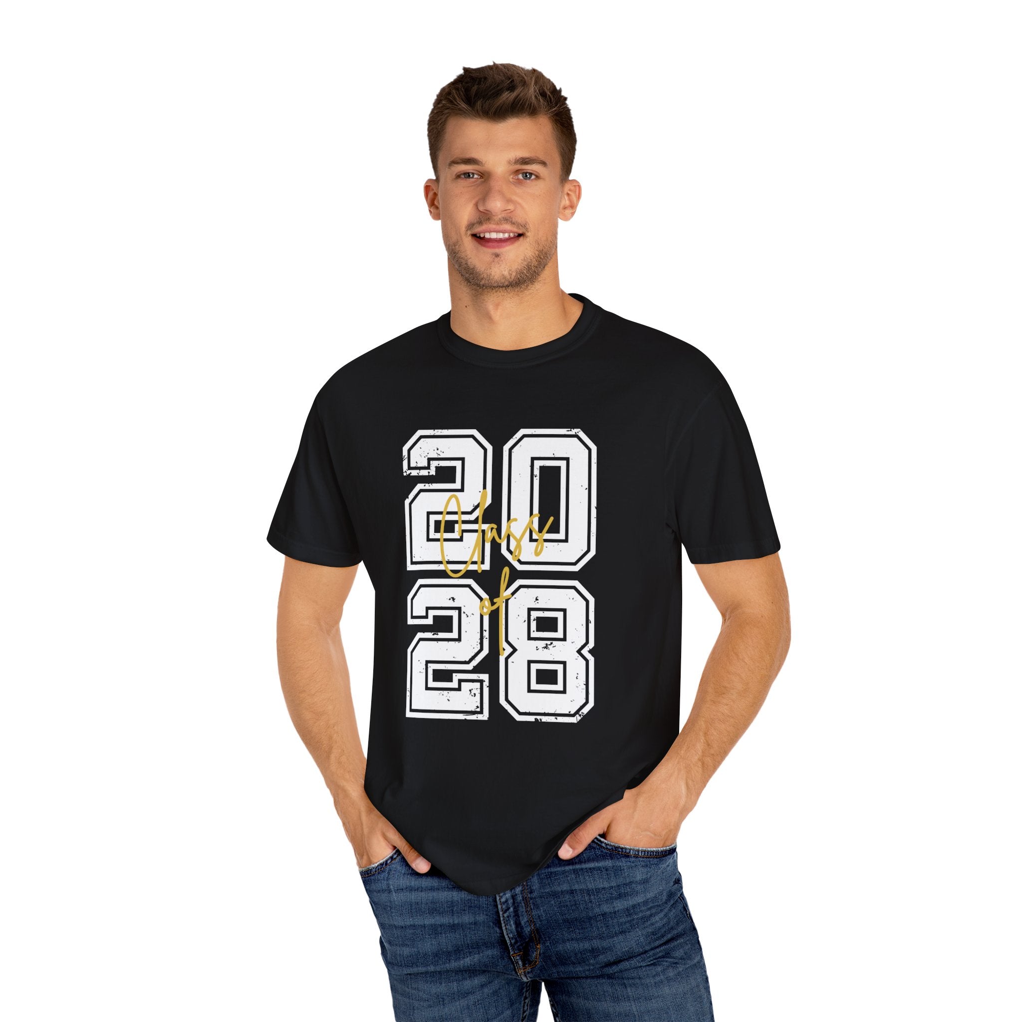 Graduation Unisex T-Shirt 2028 Customizable College Tee High School Graduation Gift Trendy Casual Wear - T-Shirt