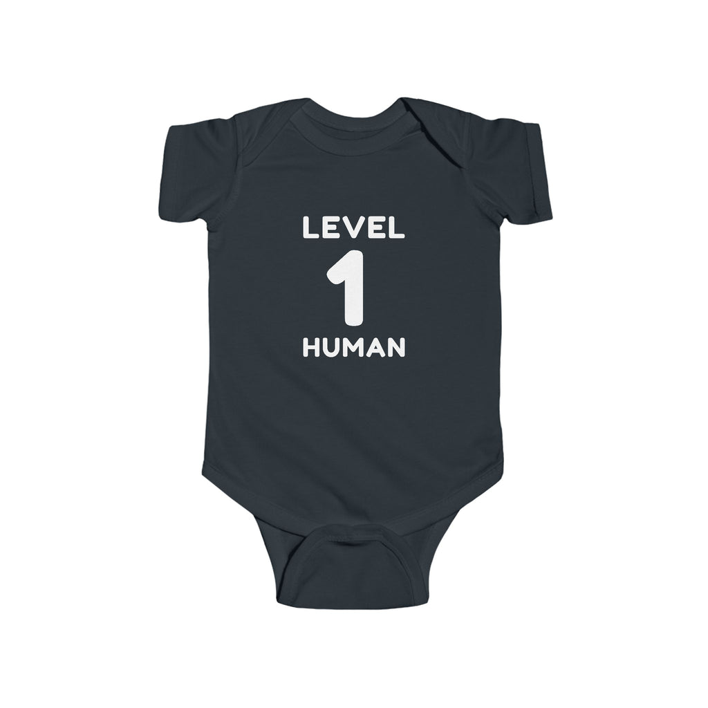 Level 1 Human Baby Bodysuit | Anime & Isekai Fan Onesie