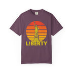 Liberty Statue Vintage T-Shirt - Berry / S