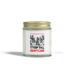 Stop the Genocide Scented Candles - 4oz / Clear / Blackberry Vanilla - Home Decor
