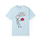 Brainy Humor Graphic Tee | Funny Nerdy Gift Idea - Chambray / S - T-Shirt