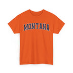 Montana Vintage Varsity Unisex T-shirt - Orange / S - T-Shirt
