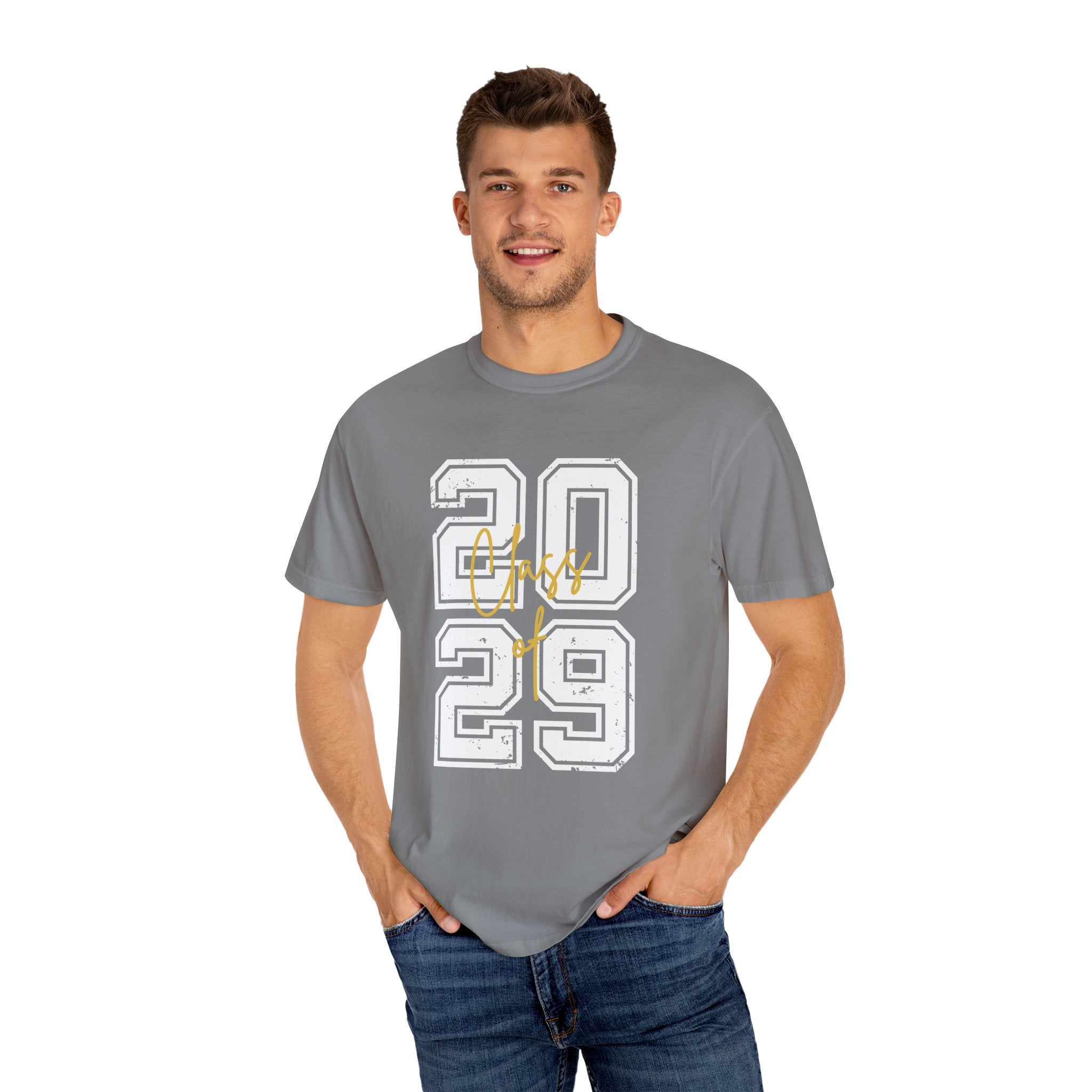 Class of 2029 Vintage Unisex T-Shirt Trendy Graphic Tee for Celebrations Comfortable Everyday Wear Unique Gift Idea