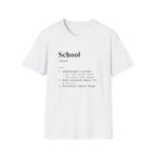 School Definition T-Shirt (V5) - White / S - T-Shirt