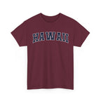 Hawaii Vintage Varsity Unisex T-shirt - Maroon / S - T-Shirt