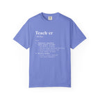 Teacher Definition T-Shirt (V1) - Flo Blue / S - T-Shirt