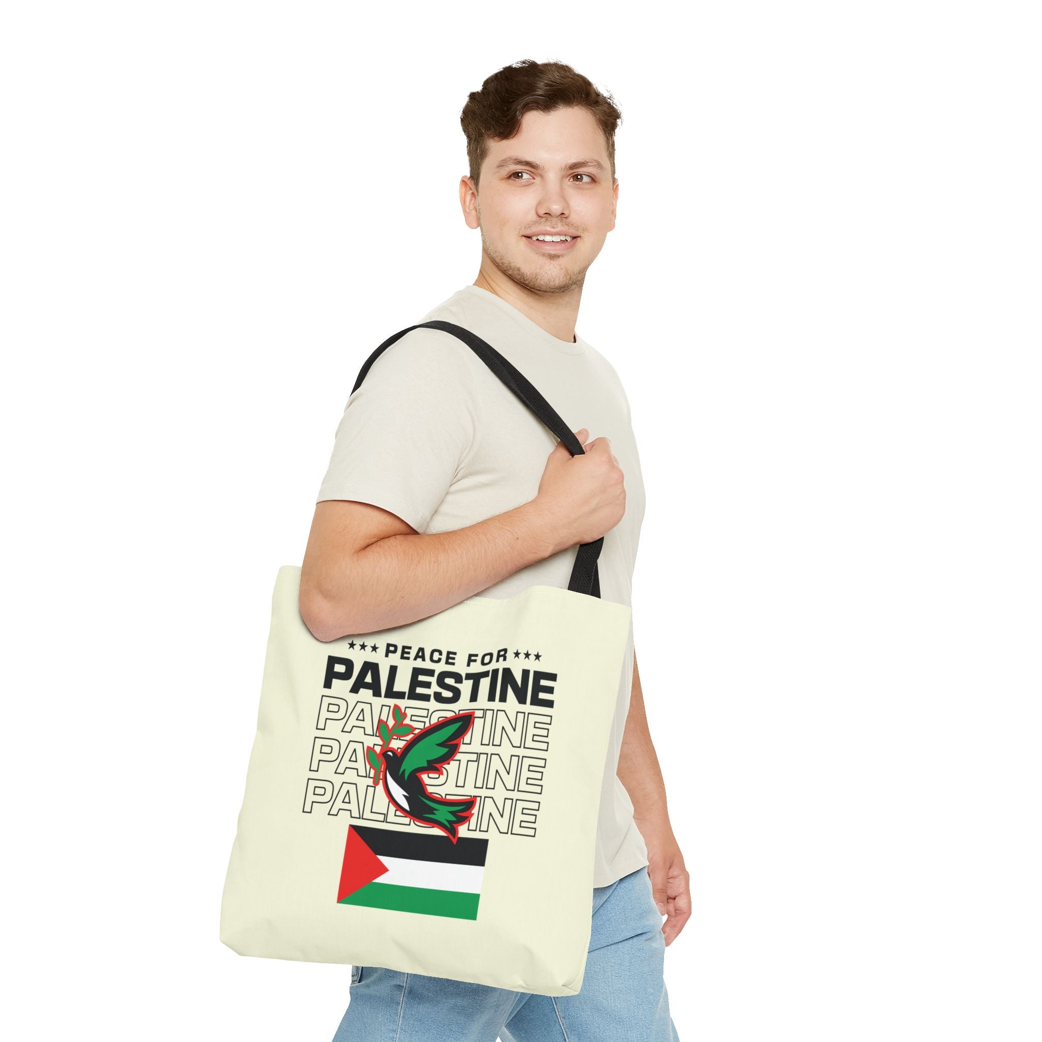 Peace for Palestine Tote Bag - Bags