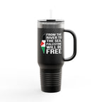 Palestine Freedom Insulated Travel Mug