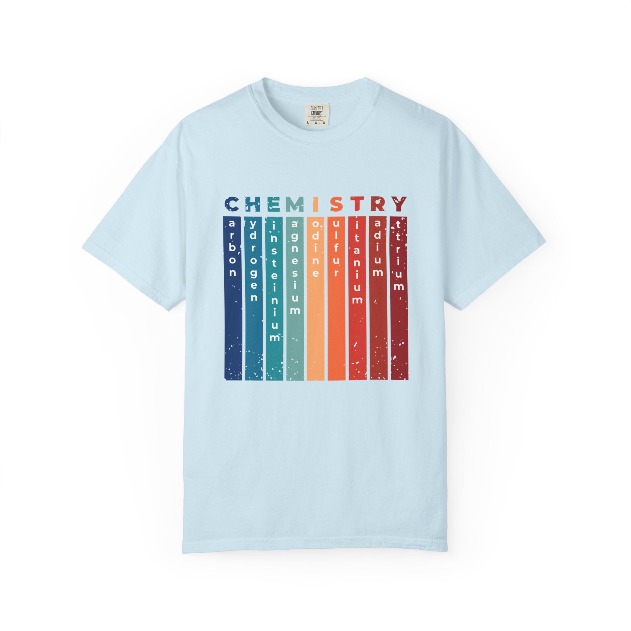Vintage Chemistry T-Shirt | Retro Science Lover Tee - Chambray / S