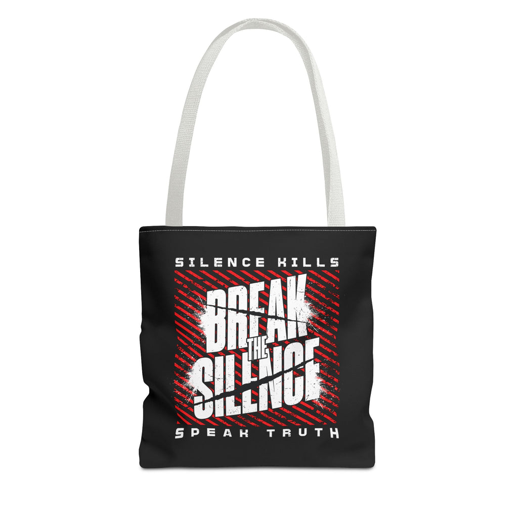 Break the Silence Tote Bag - 13’’ × / White - Bags