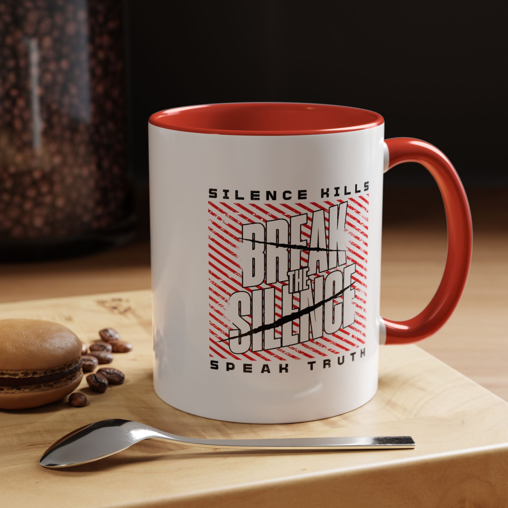 Break the Silence Accent Coffee Mug