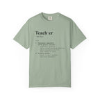 Teacher Definition T-Shirt (V1) - Bay / S - T-Shirt