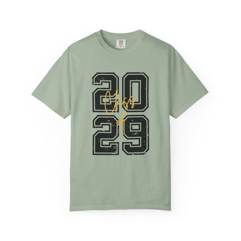 Class of 2029 Vintage Unisex T-Shirt Trendy Graphic Tee for Celebrations Comfortable Everyday Wear Unique Gift Idea