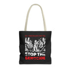 Stop the Genocide Tote Bag - 16’’ × / Beige - Bags