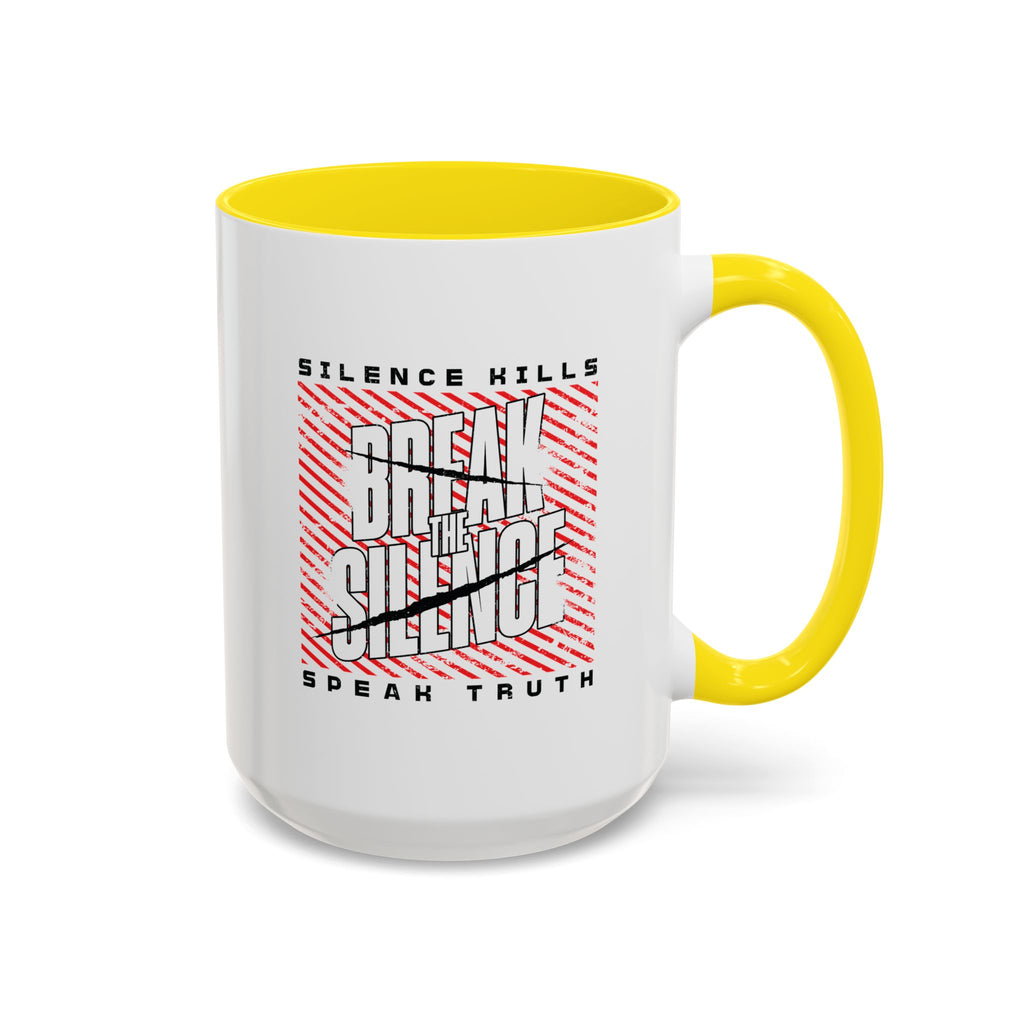 Break the Silence Accent Coffee Mug