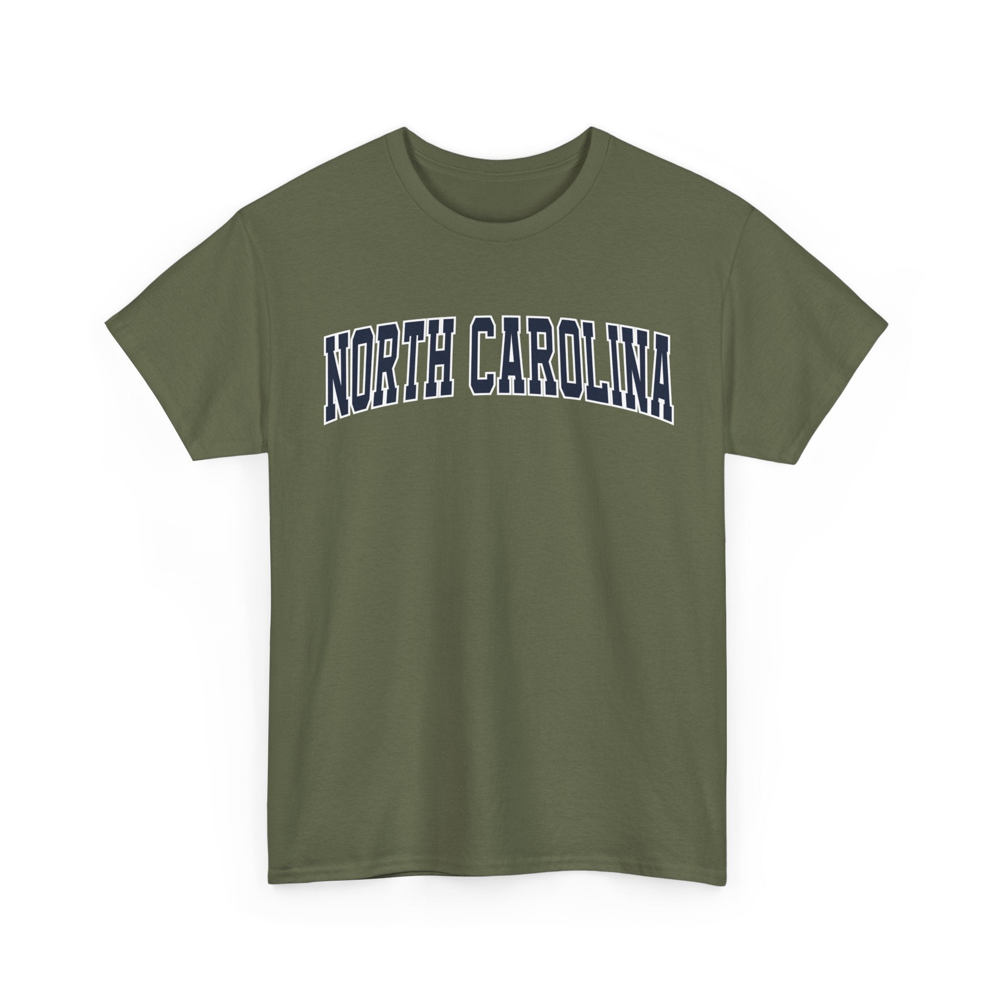 North Carolina Vintage Varsity Unisex T-shirt - Military Green / S - T-Shirt