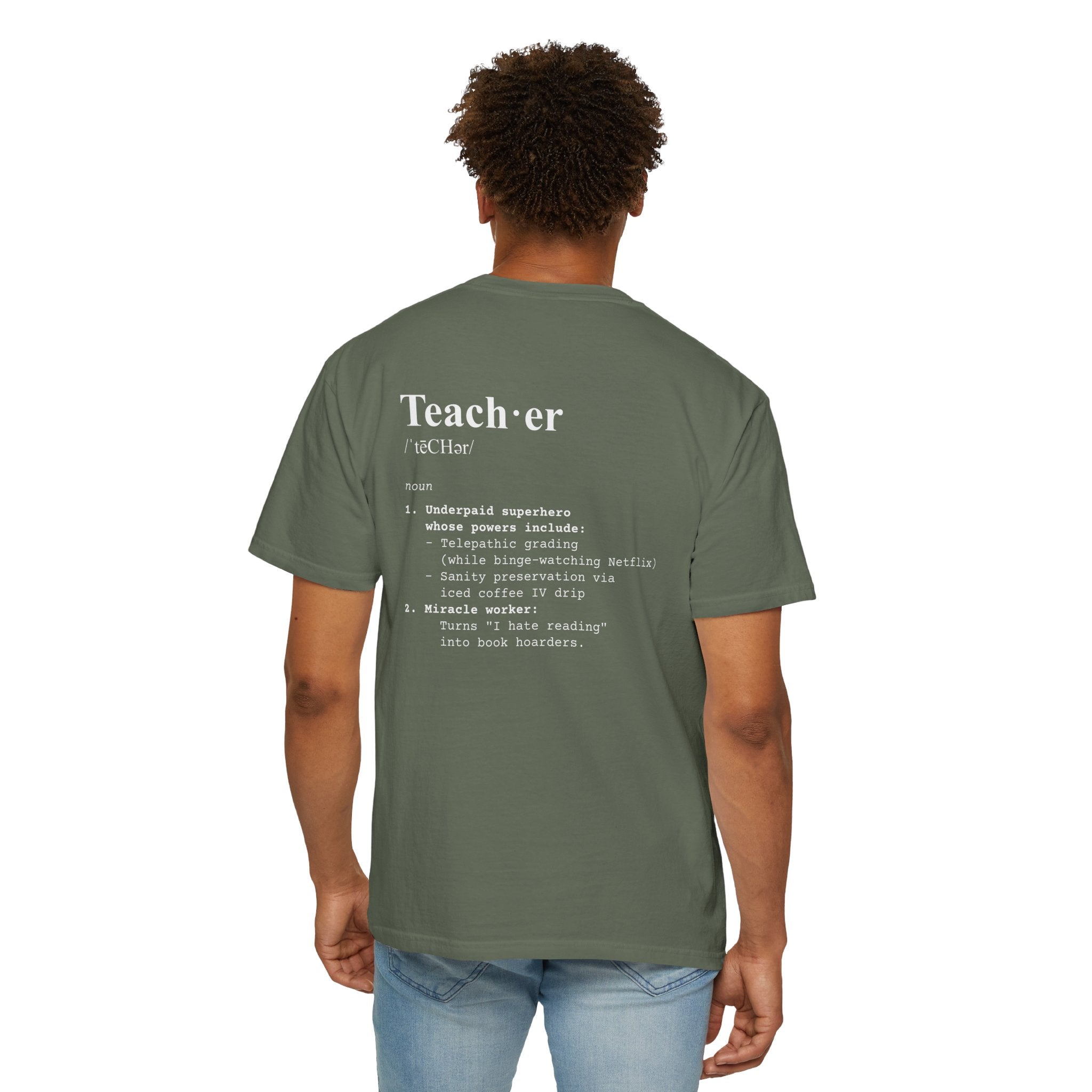Teacher Definition T-Shirt (V1 - Back Print) - T-Shirt