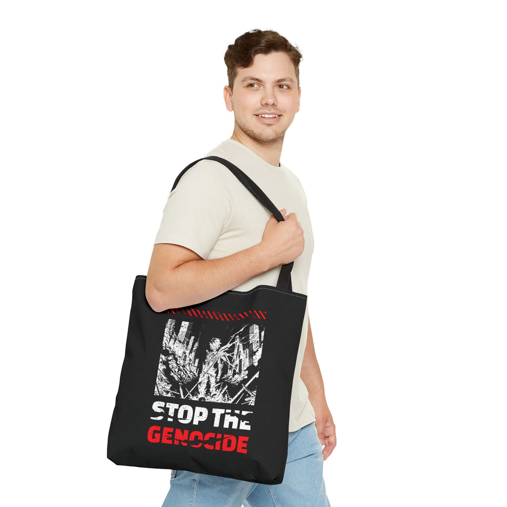 Stop the Genocide Tote Bag - Bags