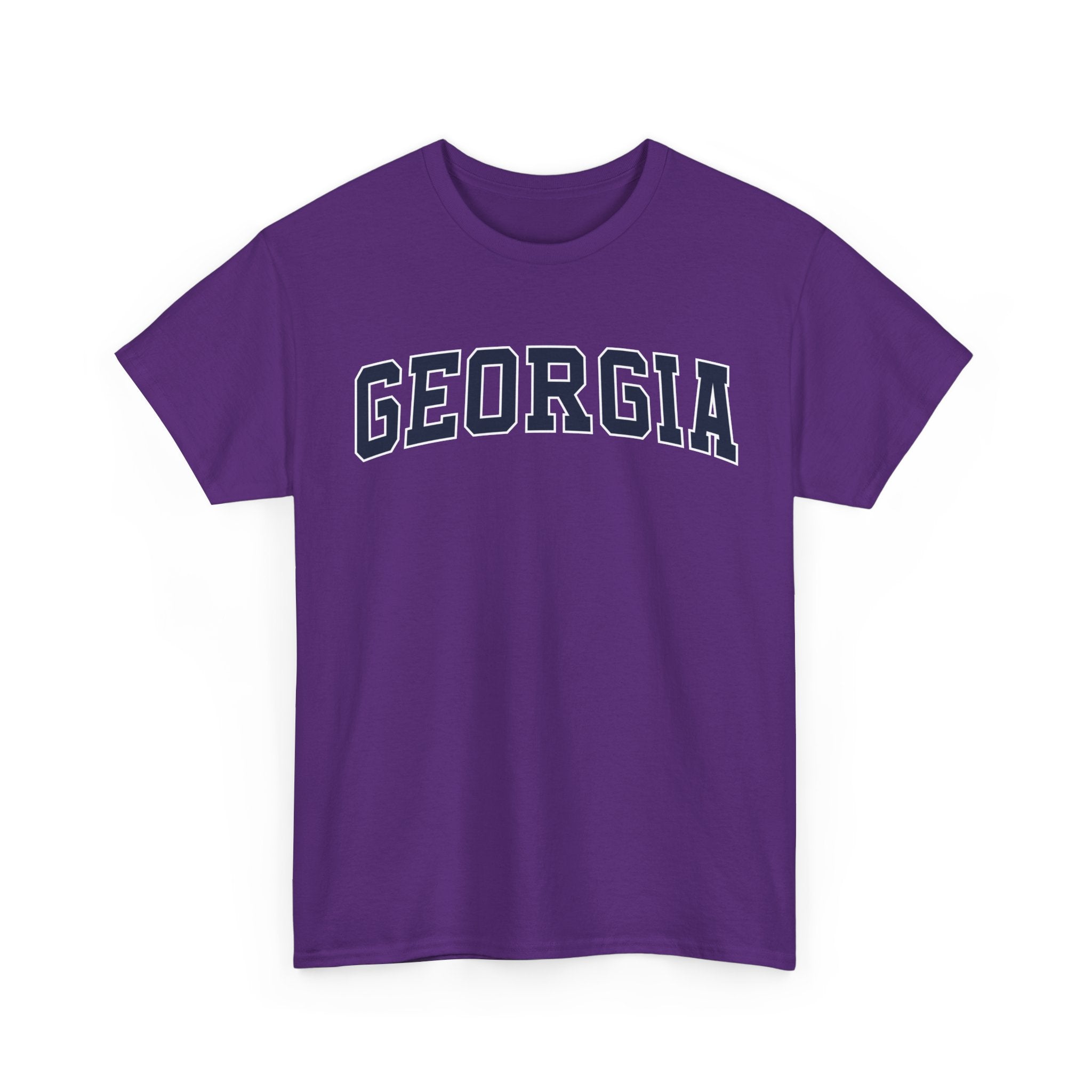 Georgia Vintage Varsity Unisex T-shirt - Purple / S - T-Shirt