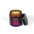 Mom Love You 1000 Scented Soy Candle - 4oz / Amber / Christmas Warmth - Home Decor