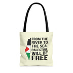 Palestine Pride Tote Bag - 13’’ × / Black - Bags
