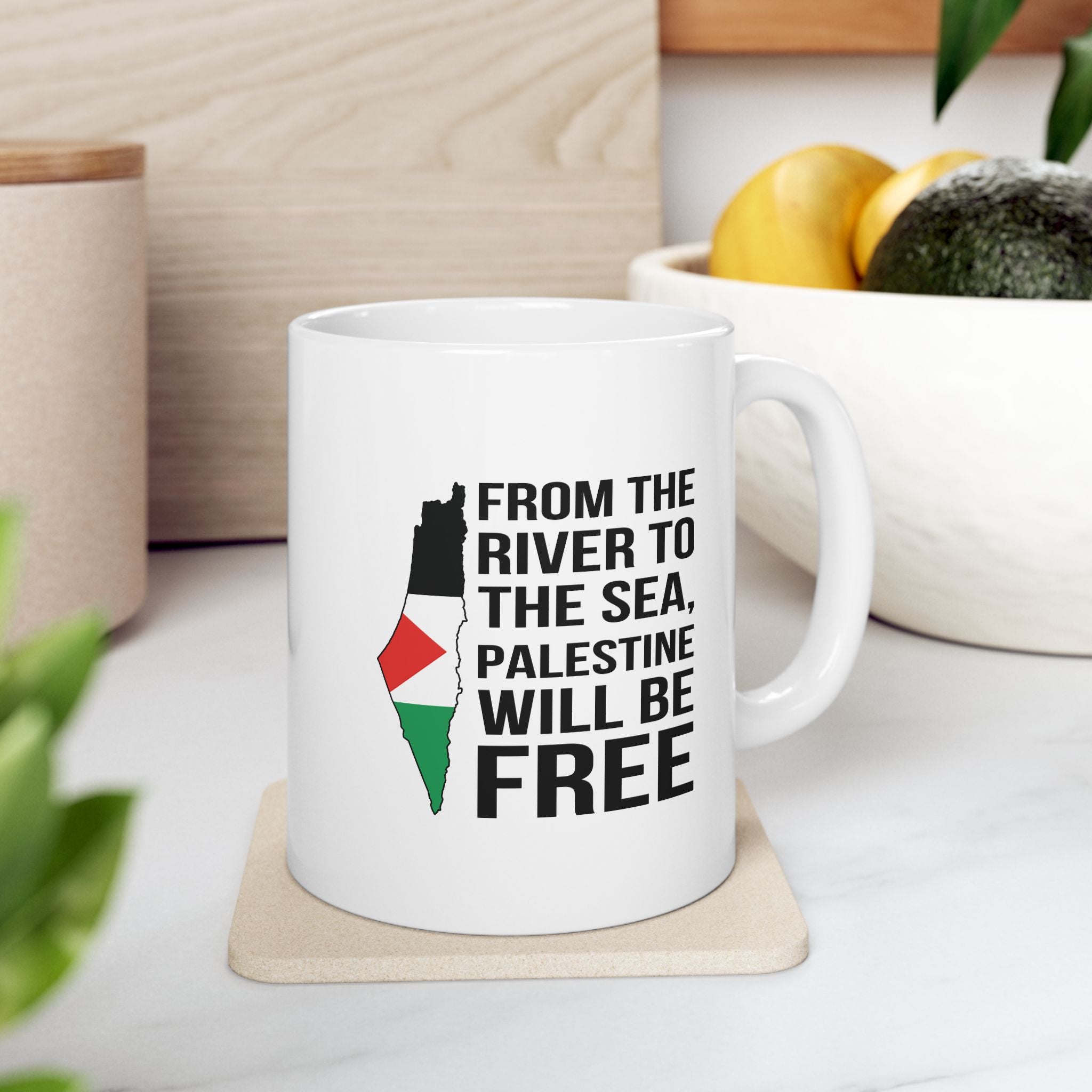 Palestine Freedom Ceramic Mug